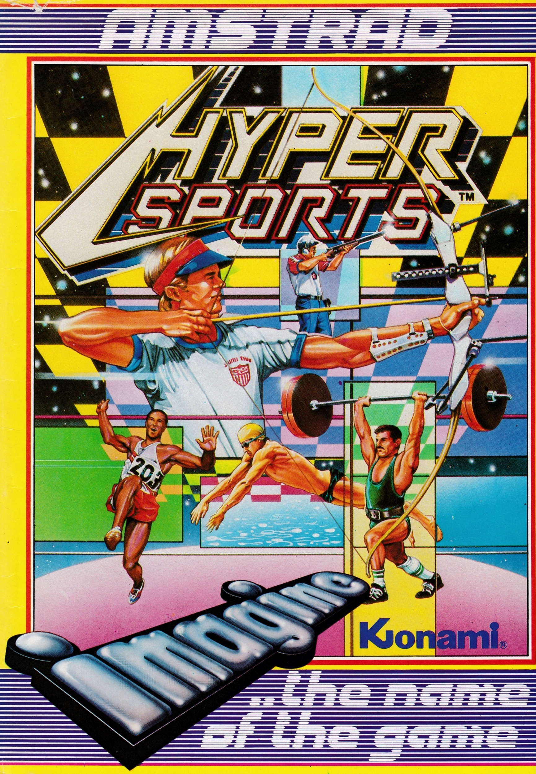 cover of the Amstrad CPC game Hyper Sports  by GameBase CPC