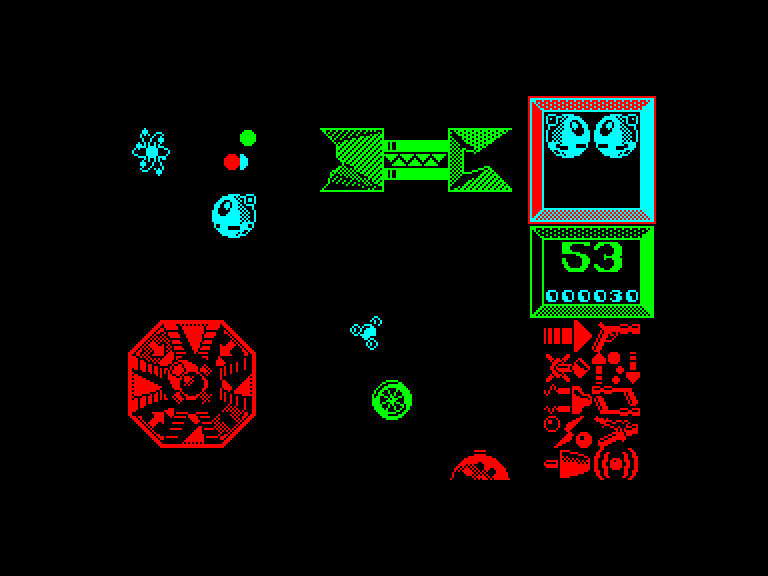 screenshot of the Amstrad CPC game I, Ball by GameBase CPC