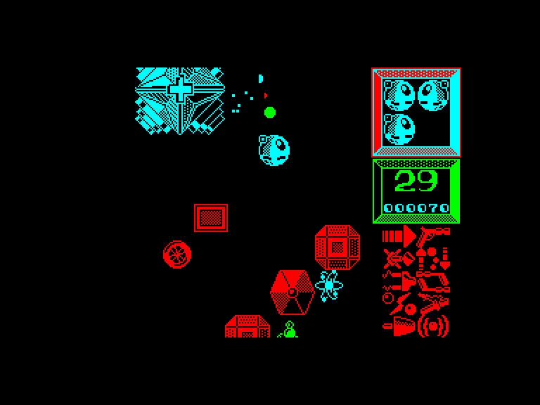 screenshot of the Amstrad CPC game I, Ball by GameBase CPC