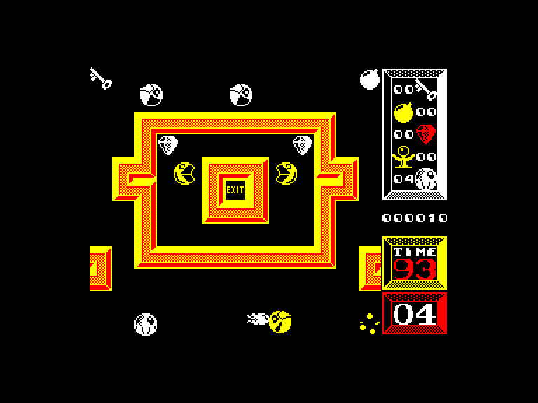 screenshot of the Amstrad CPC game I, ball 2 quest for the past by GameBase CPC