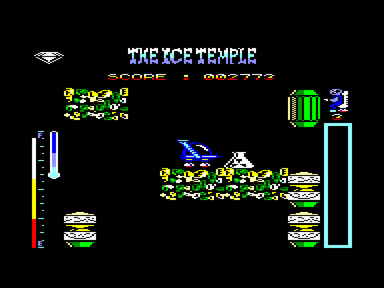 screenshot of the Amstrad CPC game Ice temple (the) by GameBase CPC