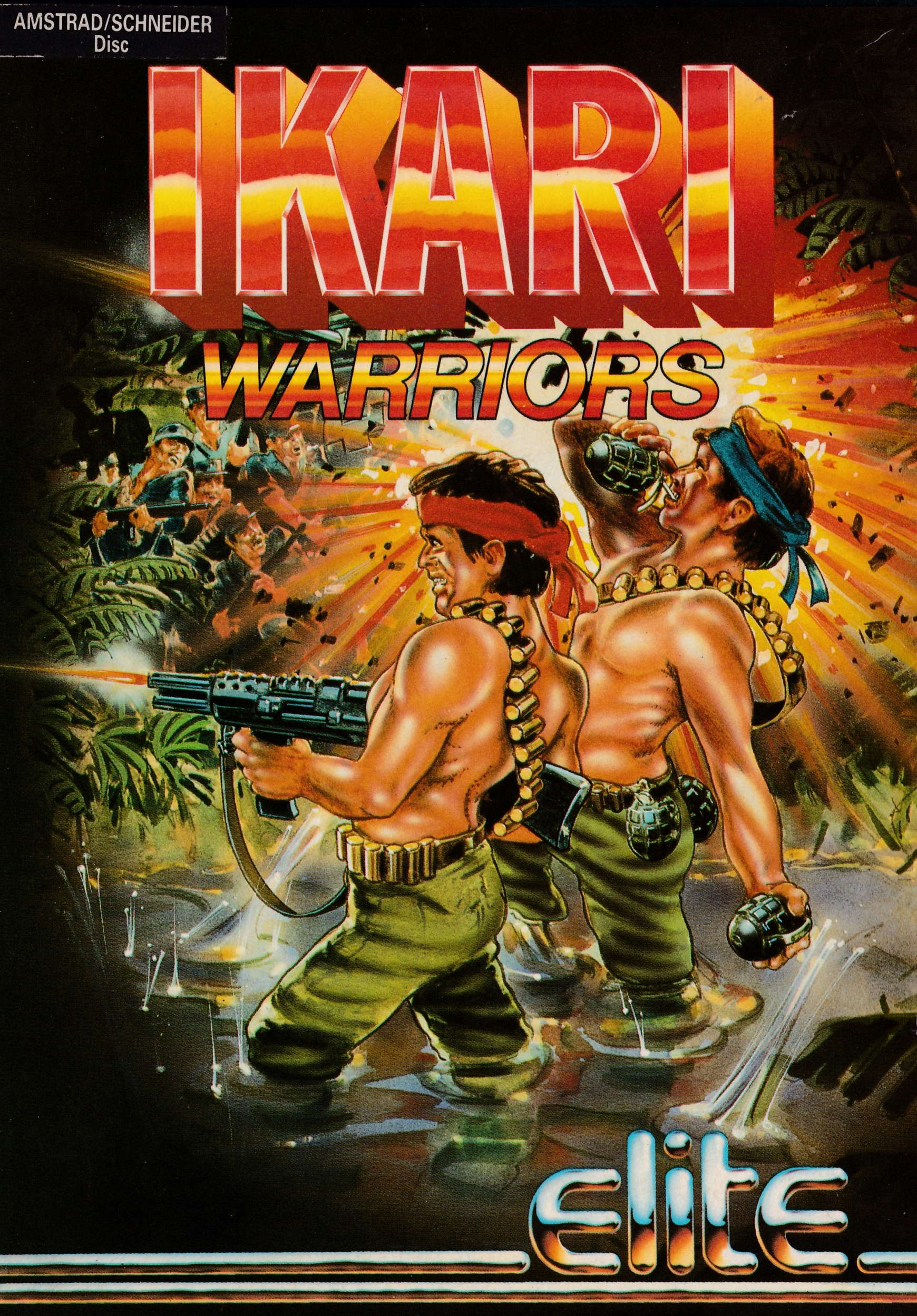 cover of the Amstrad CPC game Ikari Warriors  by GameBase CPC