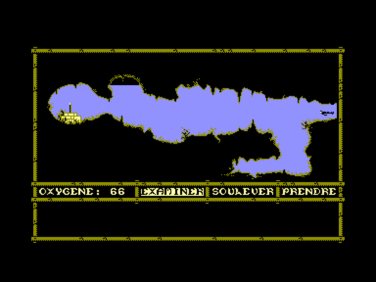 screenshot of the Amstrad CPC game Ile Oubliée (l') by GameBase CPC