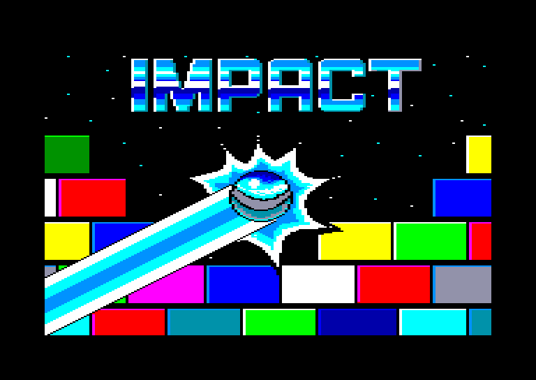 screenshot of the Amstrad CPC game Impact by GameBase CPC