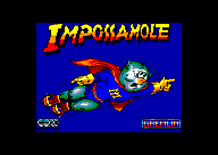 screenshot of the Amstrad CPC game Impossamole by GameBase CPC