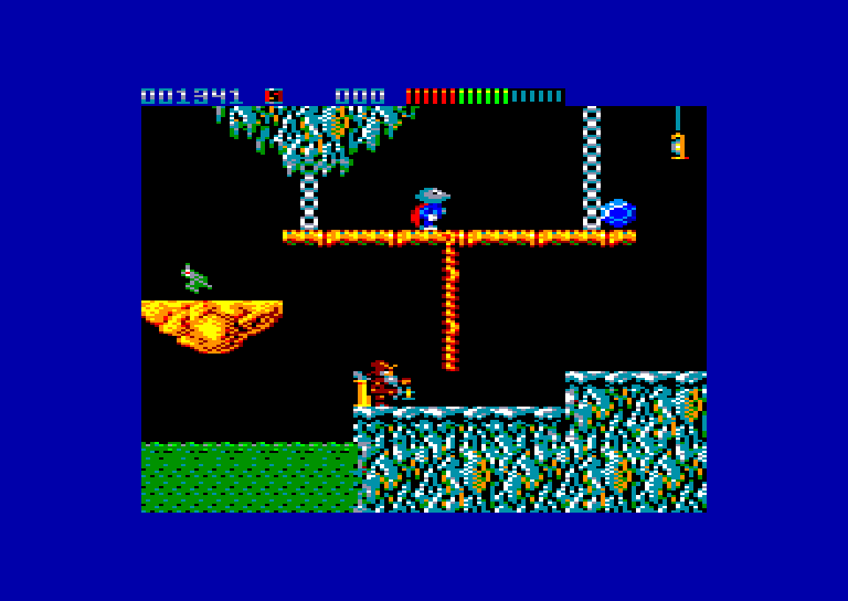 screenshot of the Amstrad CPC game Impossamole by GameBase CPC
