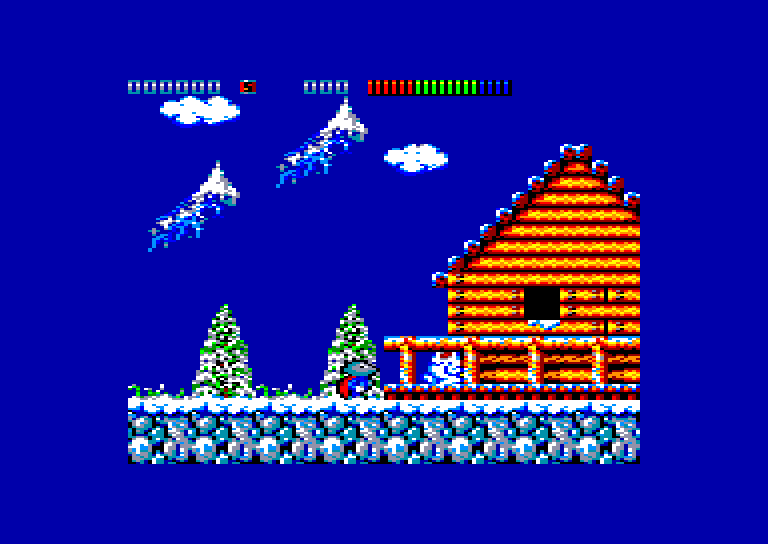 screenshot of the Amstrad CPC game Impossamole by GameBase CPC