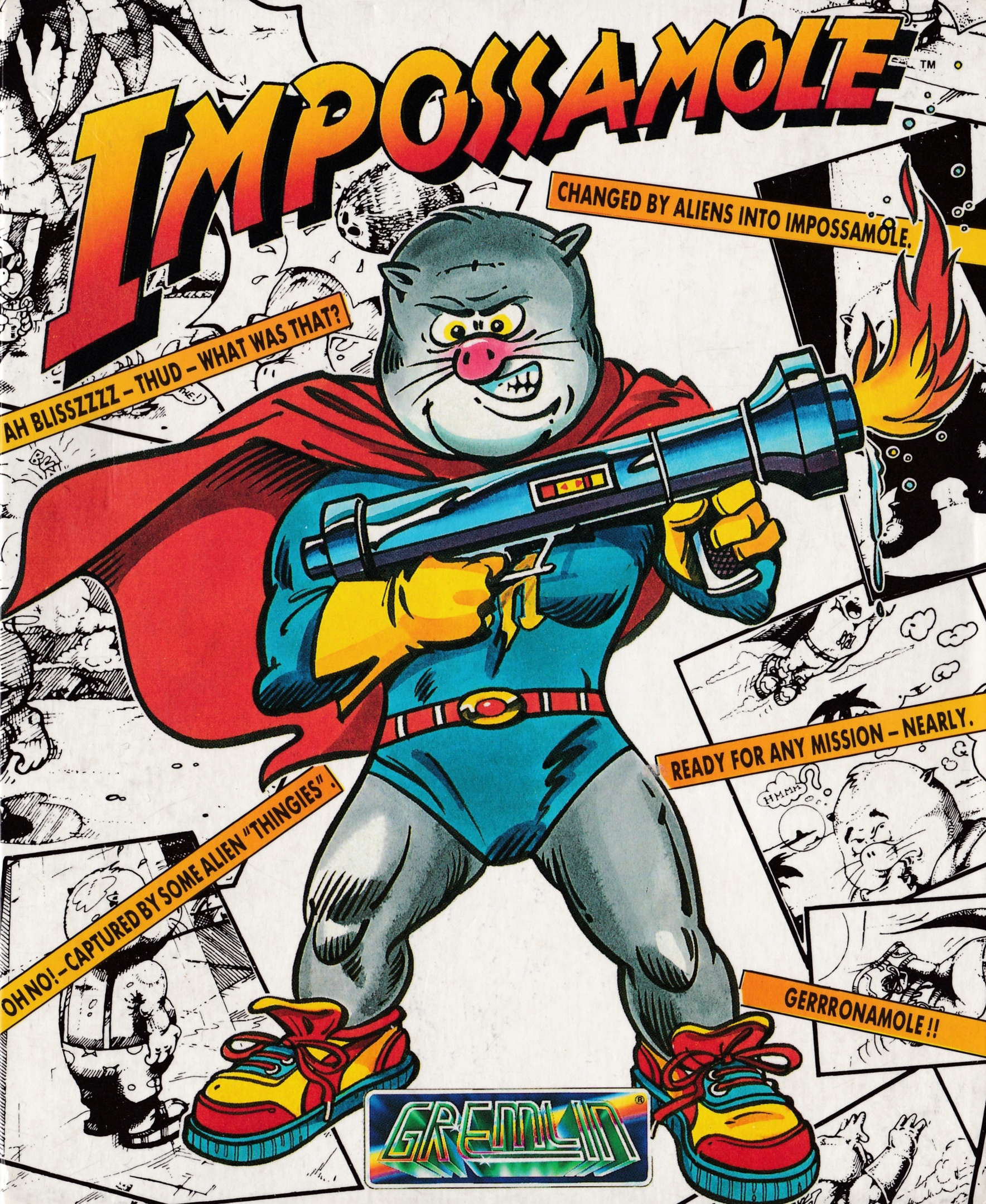 cover of the Amstrad CPC game Impossamole  by GameBase CPC