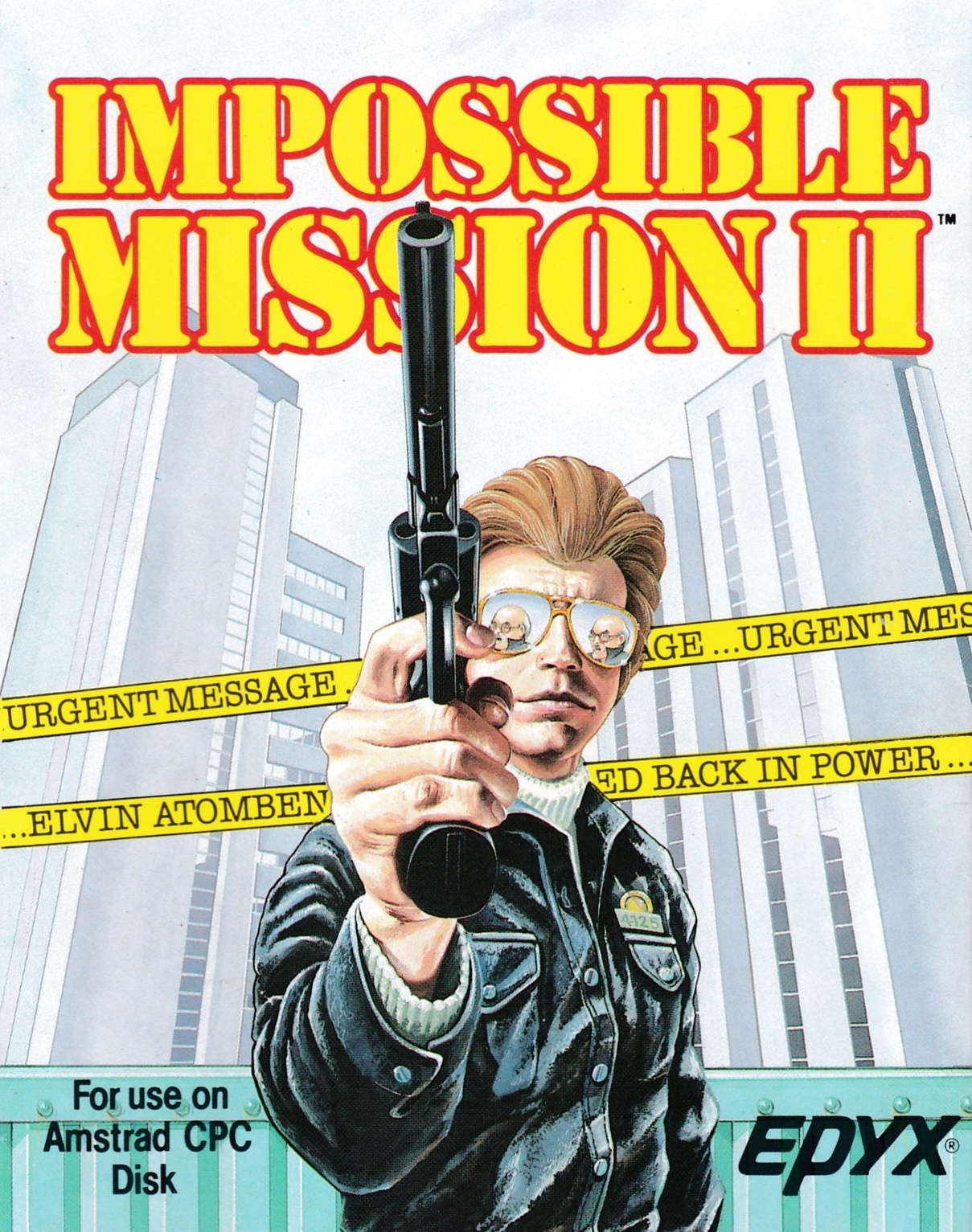 screenshot of the Amstrad CPC game Impossible Mission II by GameBase CPC
