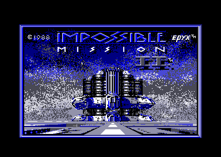 screenshot of the Amstrad CPC game Impossible Mission II by GameBase CPC