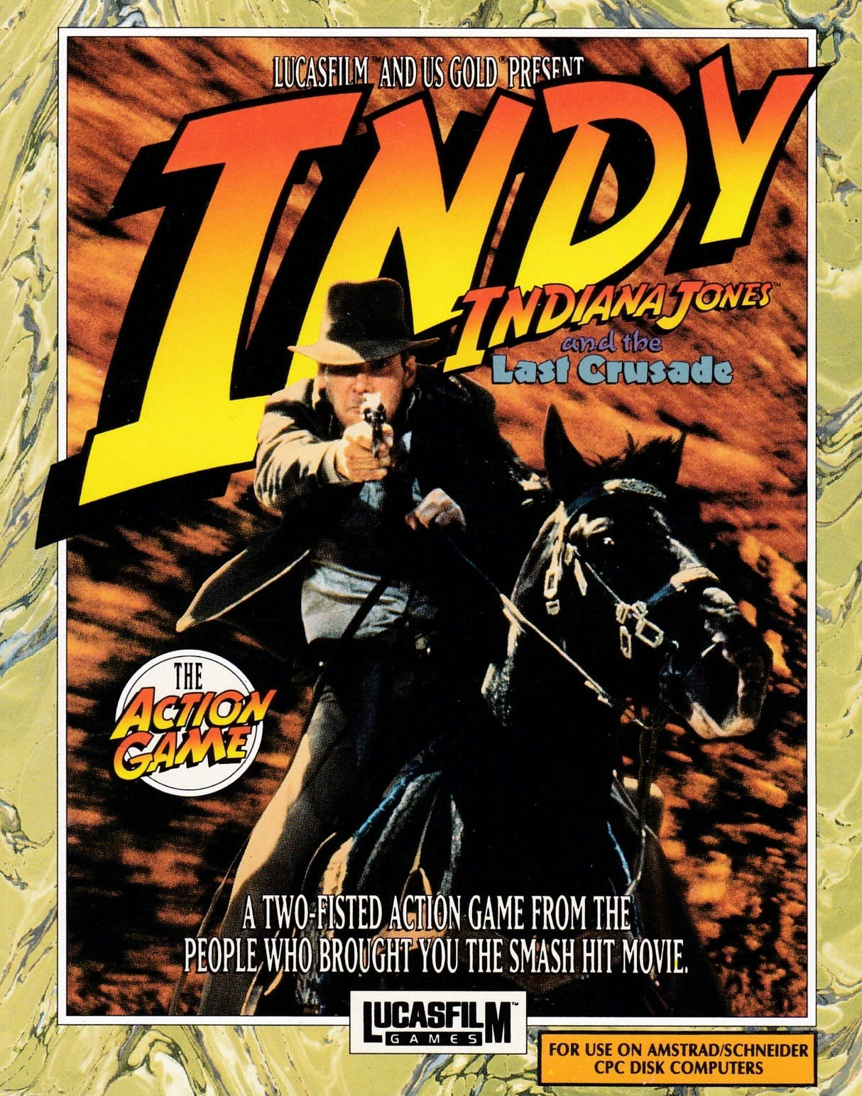 screenshot of the Amstrad CPC game Indiana Jones And The Last Crusade by GameBase CPC