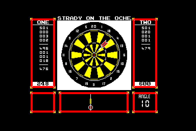 screenshot of the Amstrad CPC game Indoor sports by GameBase CPC