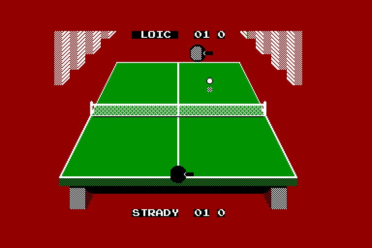 screenshot of the Amstrad CPC game Indoor sports by GameBase CPC