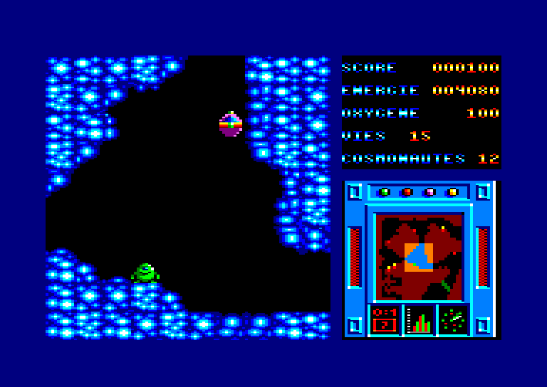 screenshot of the Amstrad CPC game Inertie by GameBase CPC
