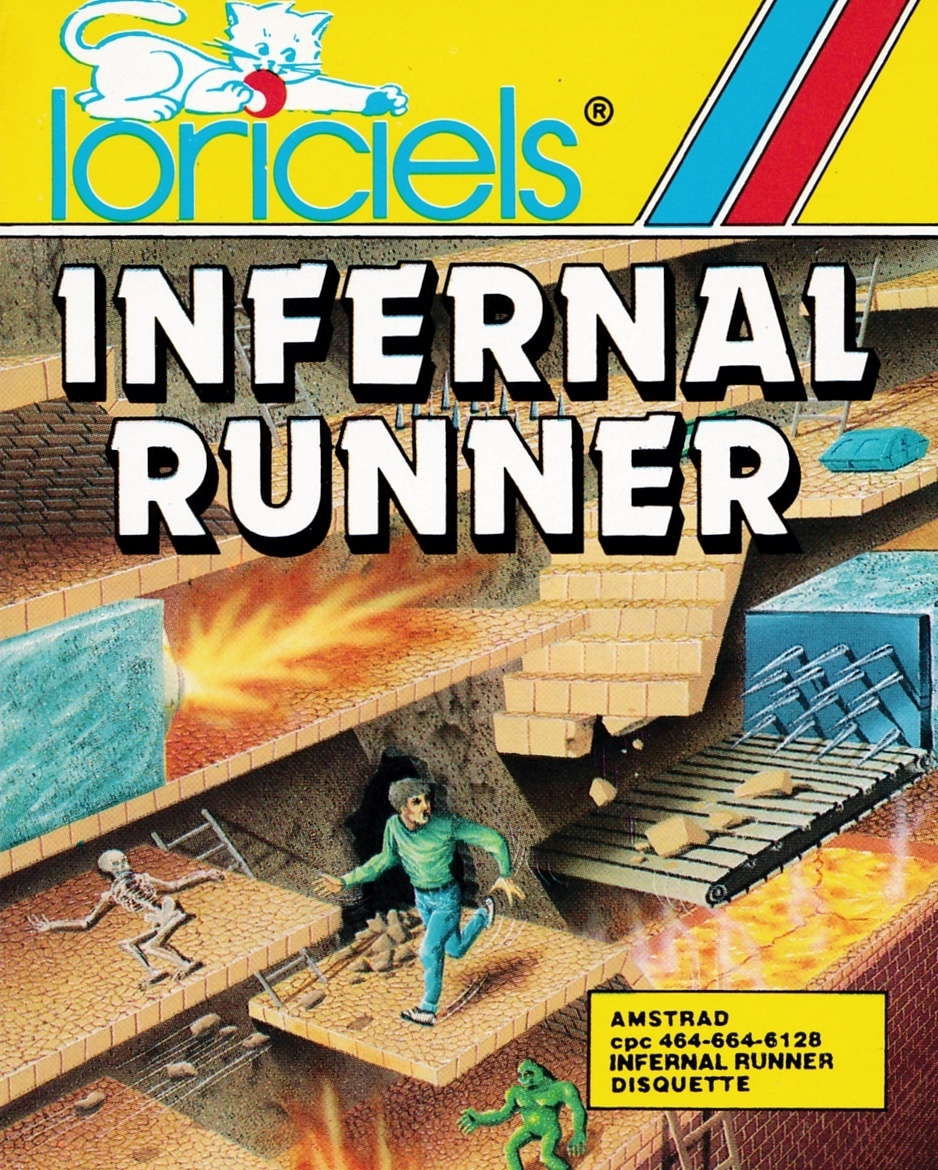 cover of the Amstrad CPC game Infernal Runner  by GameBase CPC