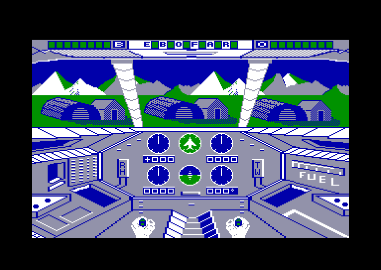 screenshot of the Amstrad CPC game Infiltrator by GameBase CPC