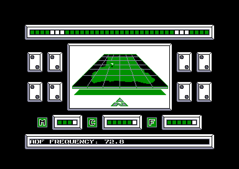 screenshot of the Amstrad CPC game Infiltrator by GameBase CPC