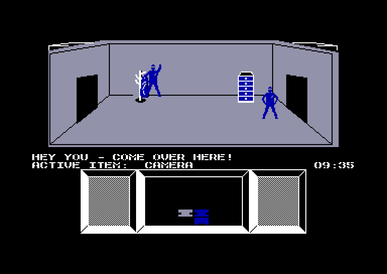 screenshot of the Amstrad CPC game Infiltrator by GameBase CPC