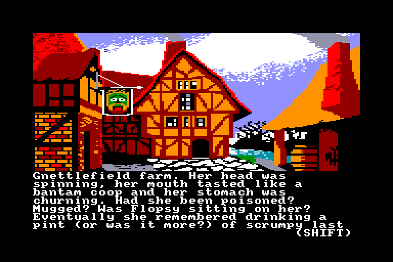 screenshot of the Amstrad CPC game Ingrid's back by GameBase CPC