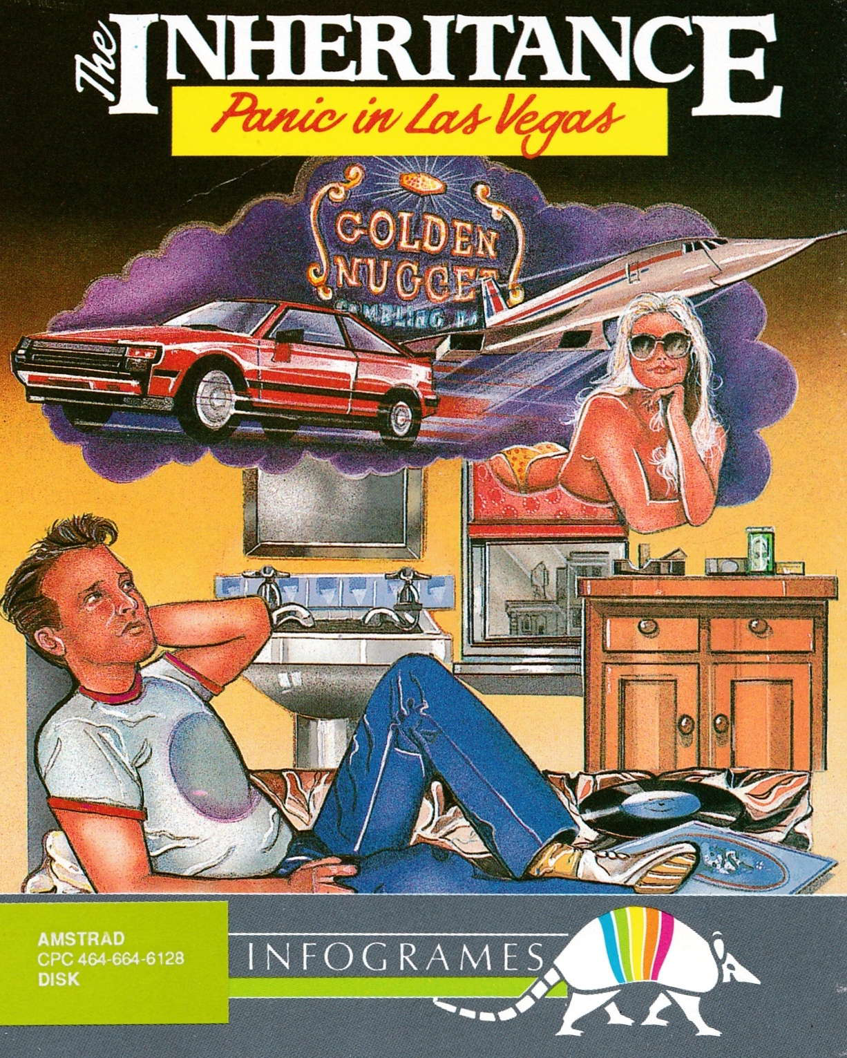 screenshot of the Amstrad CPC game Heritage - Panique a Las Vegas by GameBase CPC