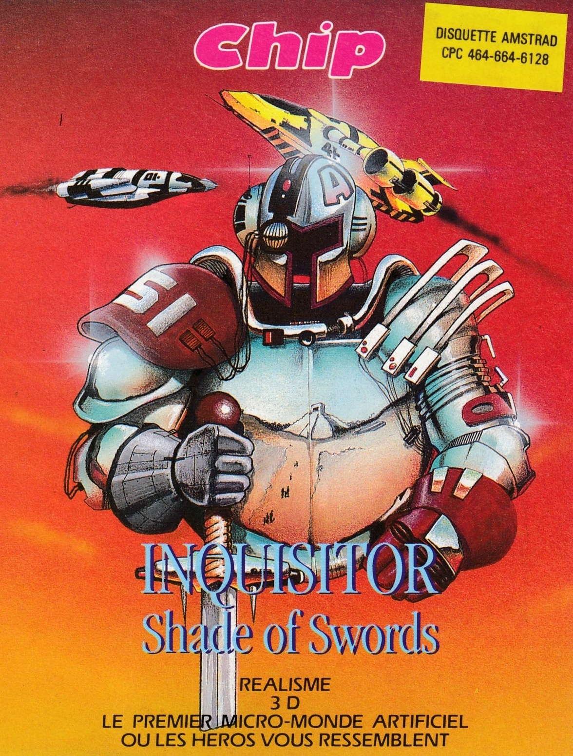 screenshot of the Amstrad CPC game Inquisitor - Shade of Swords by GameBase CPC