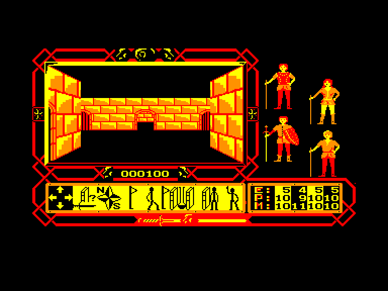 screenshot of the Amstrad CPC game Inquisitor by GameBase CPC