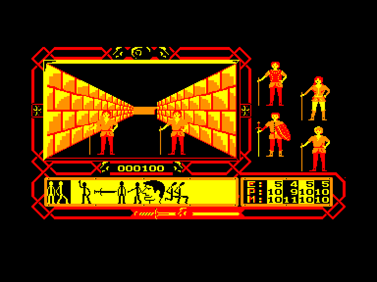 screenshot of the Amstrad CPC game Inquisitor by GameBase CPC