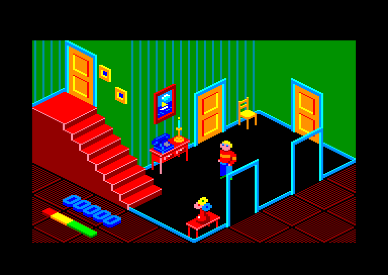 screenshot of the Amstrad CPC game Inside Outing by GameBase CPC