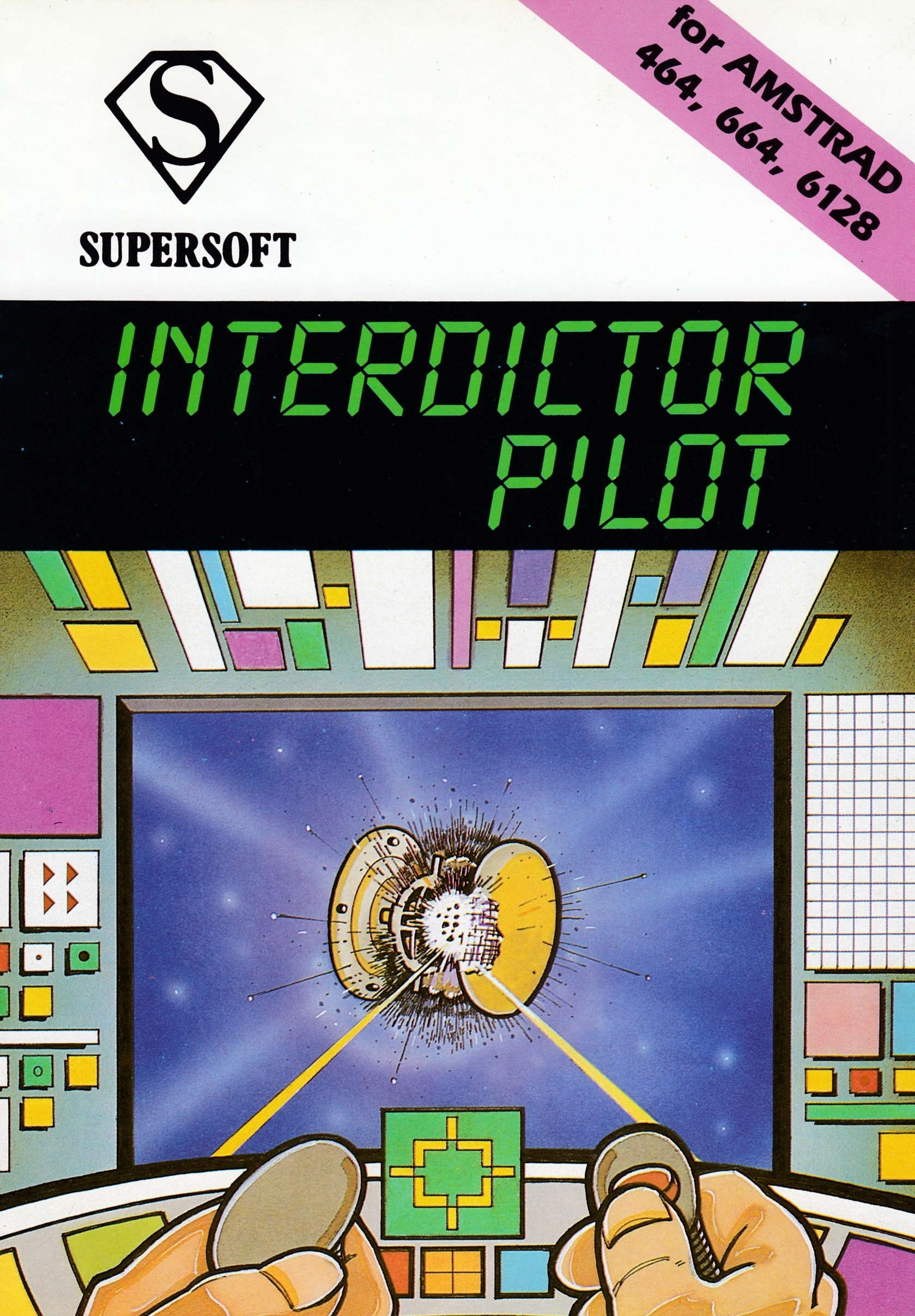 screenshot of the Amstrad CPC game Interdictor pilot by GameBase CPC