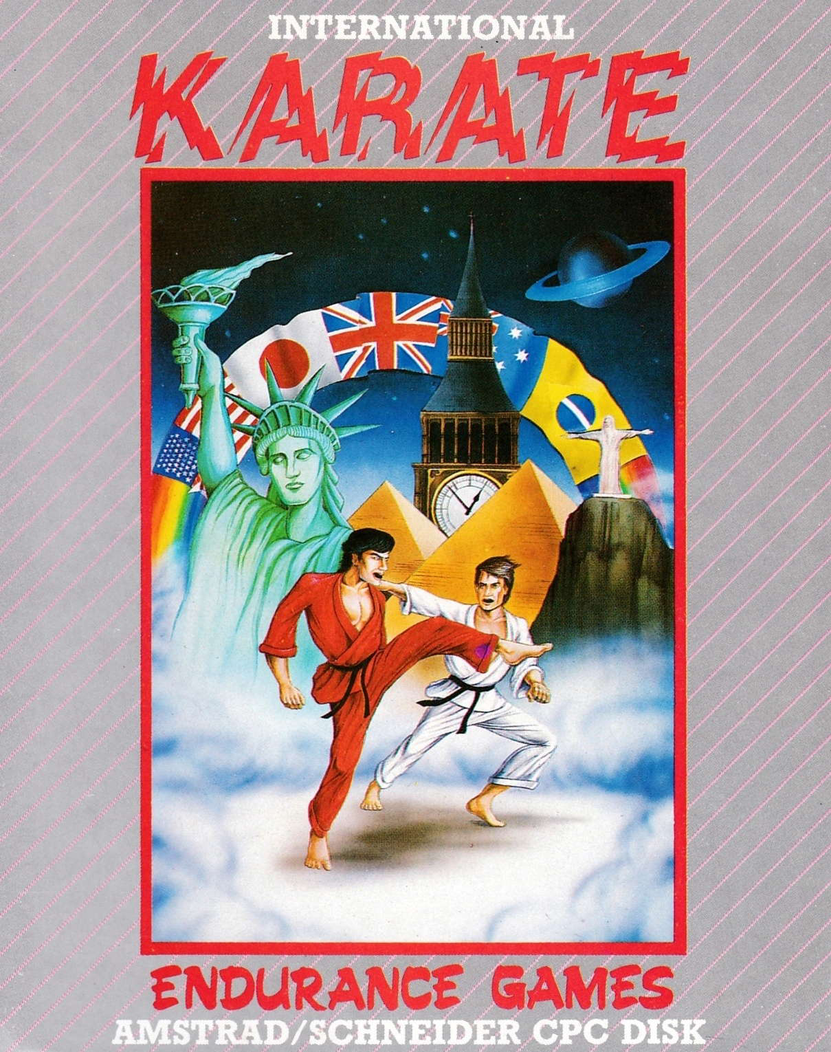 screenshot of the Amstrad CPC game International karate by GameBase CPC