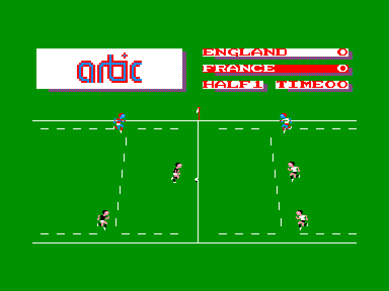 screenshot of the Amstrad CPC game International rugby by GameBase CPC