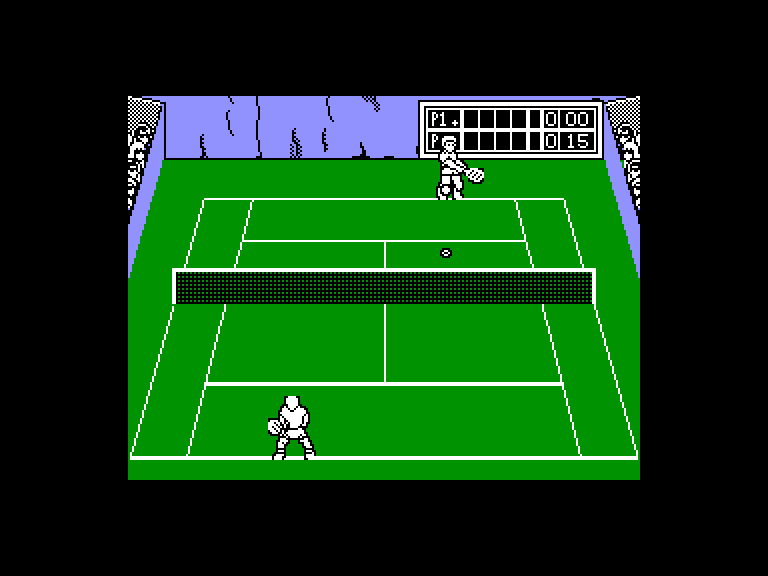 screenshot of the Amstrad CPC game International Tennis by GameBase CPC