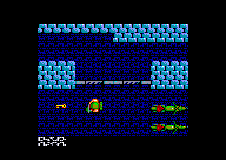 screenshot of the Amstrad CPC game Into the Eagle's Nest by GameBase CPC