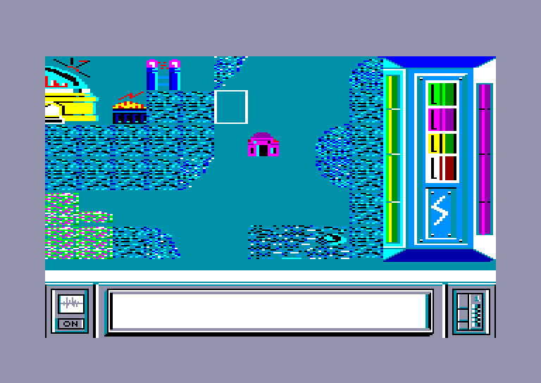 screenshot of the Amstrad CPC game Invasion by GameBase CPC