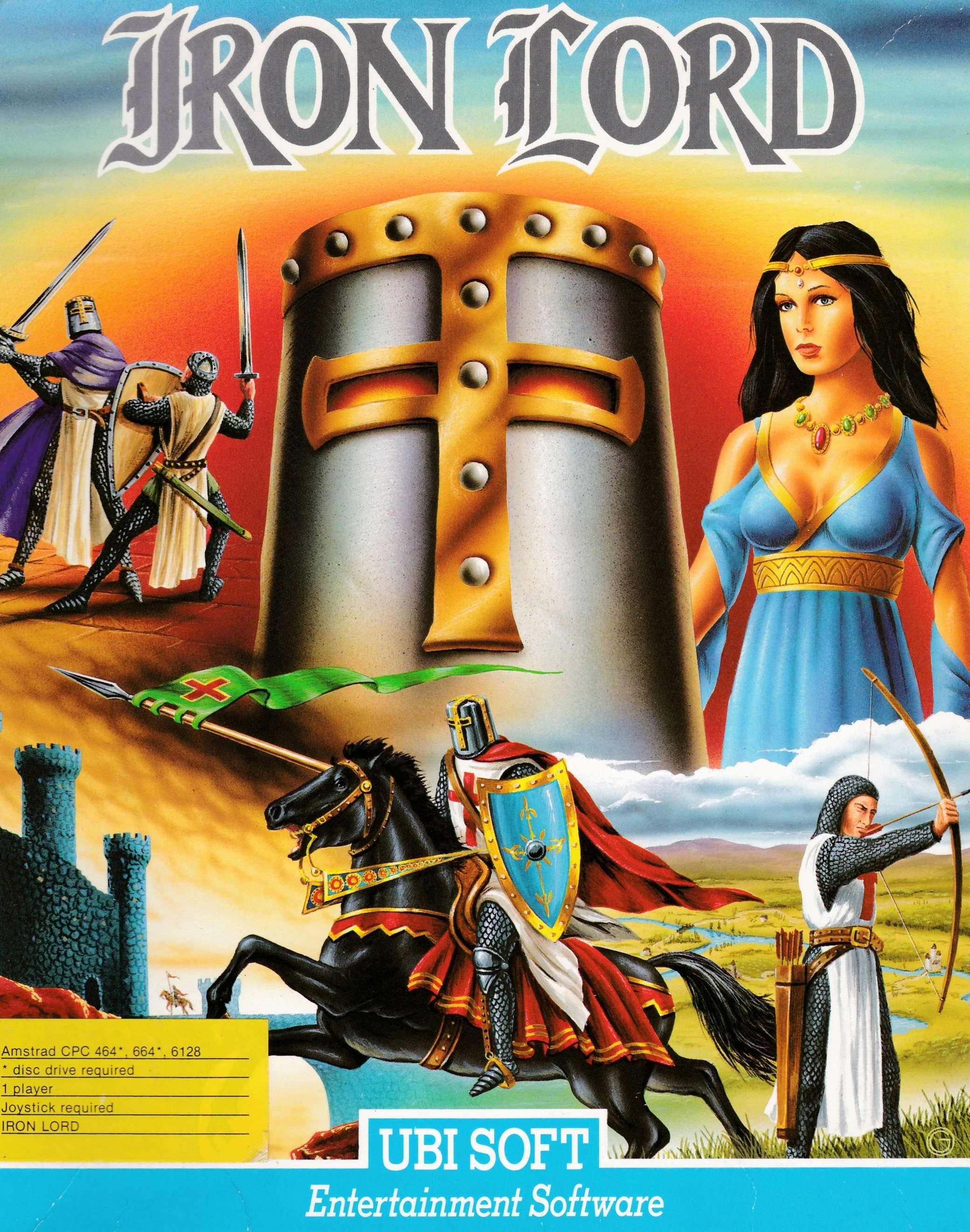 screenshot of the Amstrad CPC game Iron lord by GameBase CPC