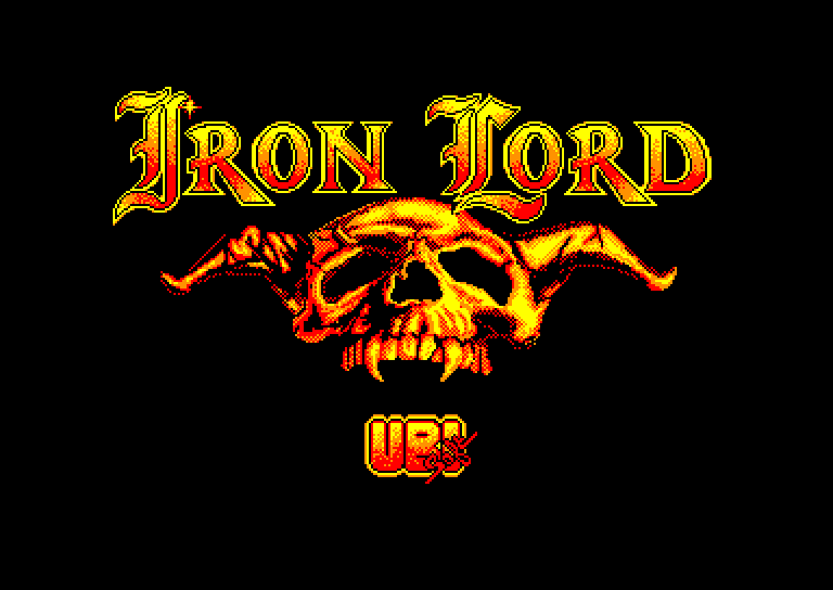 screenshot of the Amstrad CPC game Iron Lord by GameBase CPC