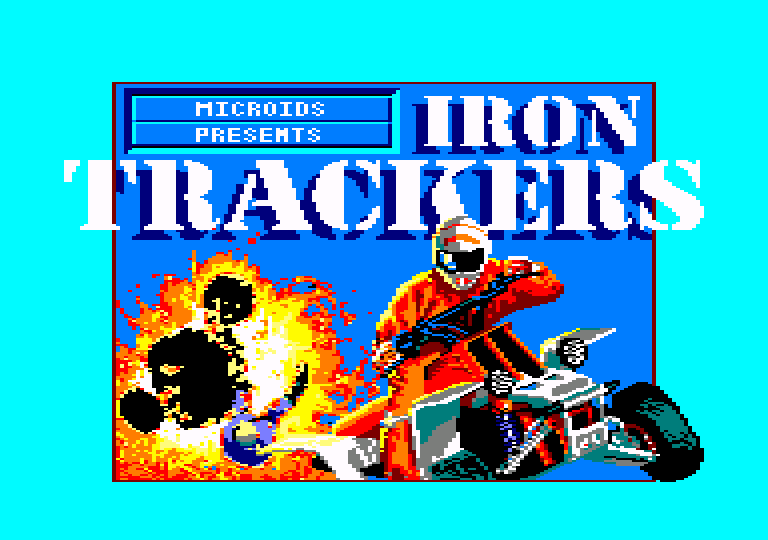 screenshot of the Amstrad CPC game Iron trackers by GameBase CPC