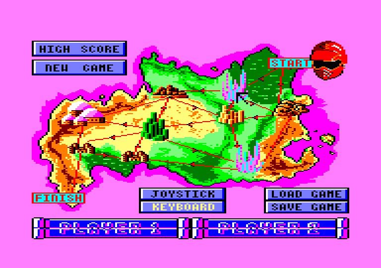 screenshot of the Amstrad CPC game Iron trackers by GameBase CPC
