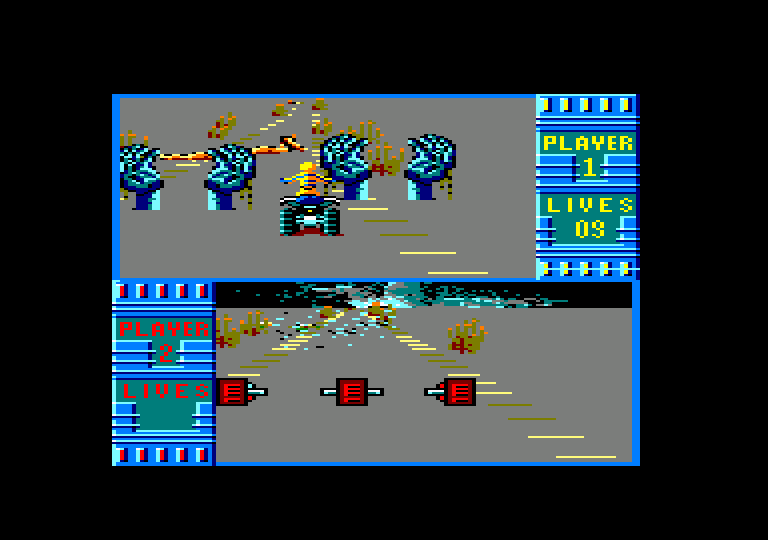 screenshot of the Amstrad CPC game Iron trackers by GameBase CPC