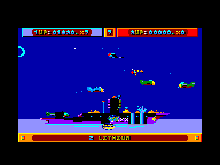 screenshot of the Amstrad CPC game Island of Dr. Destructo by GameBase CPC