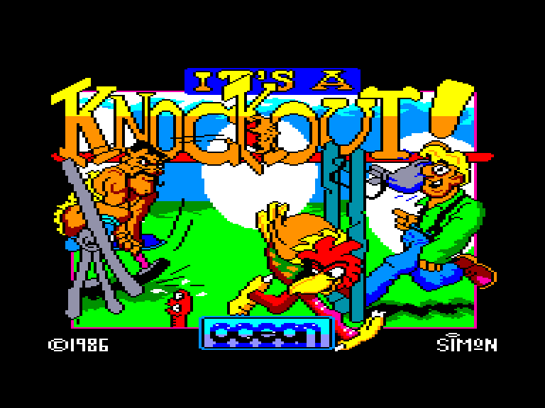 screenshot of the Amstrad CPC game It's a Knockout by GameBase CPC