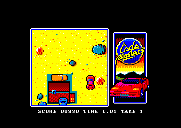 screenshot of the Amstrad CPC game Italian Super Car by GameBase CPC