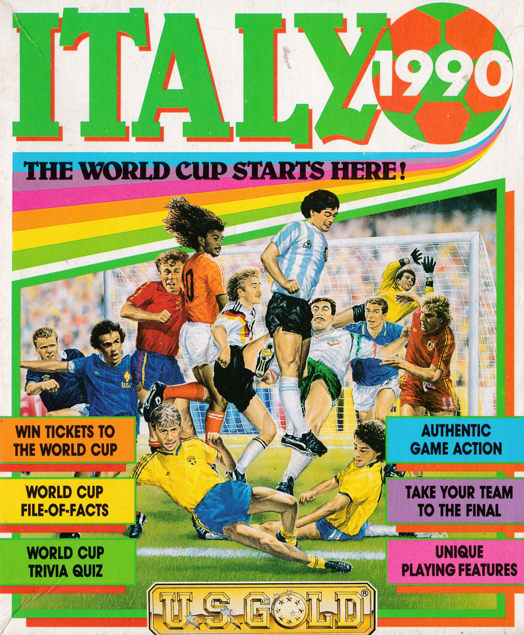 screenshot of the Amstrad CPC game Italy 1990 by GameBase CPC