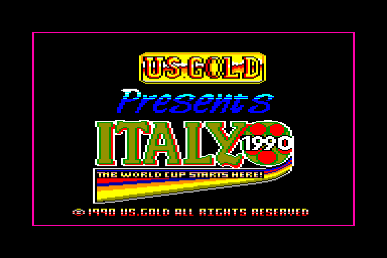 screenshot of the Amstrad CPC game Italy 1990 by GameBase CPC