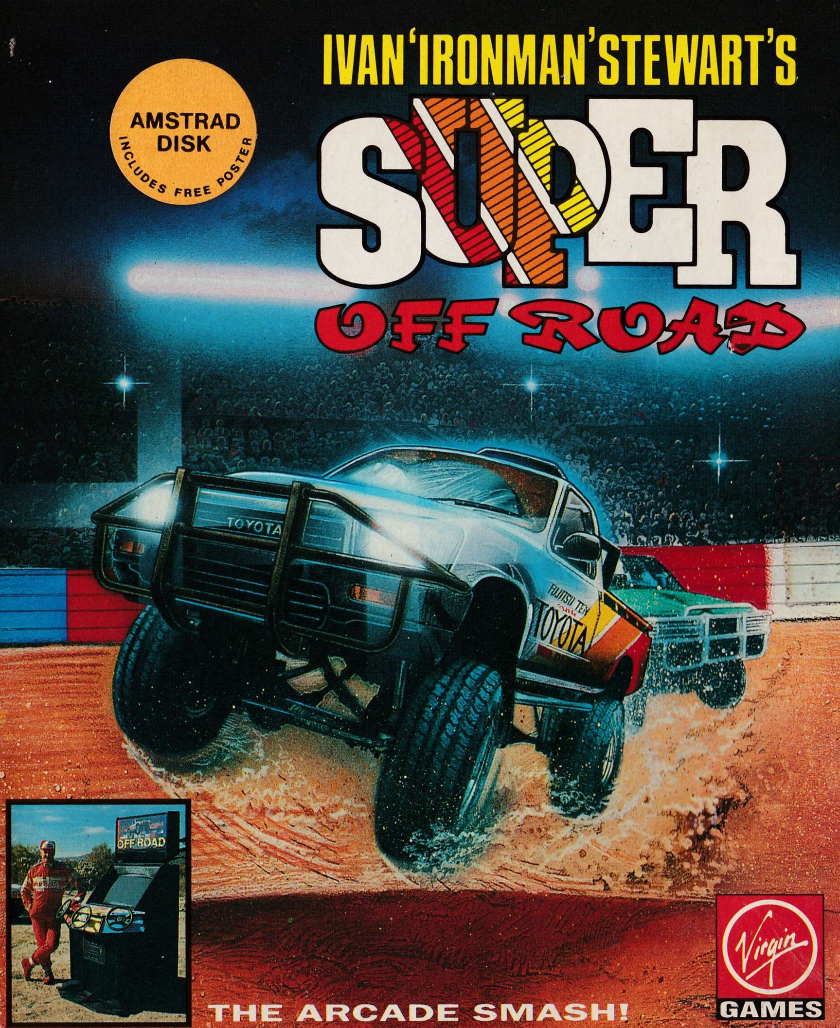 screenshot of the Amstrad CPC game Ivan 'Ironman' Stewart's Super Off Road by GameBase CPC