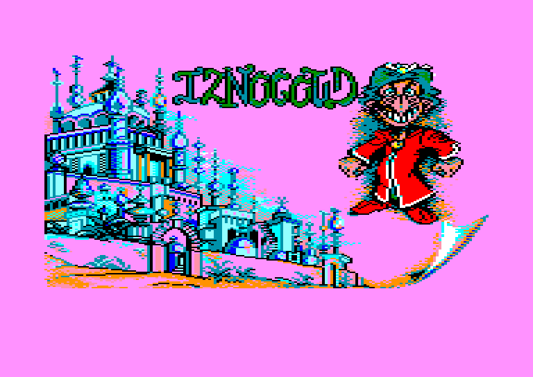 screenshot of the Amstrad CPC game Iznogoud by GameBase CPC