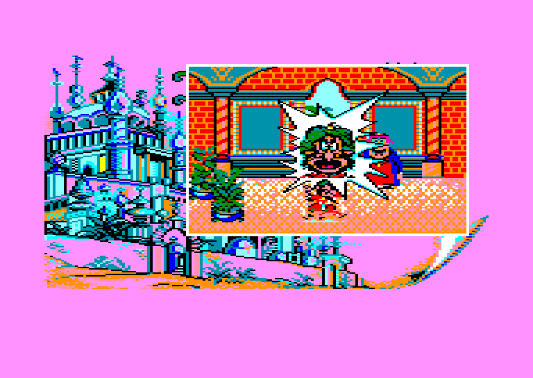 screenshot of the Amstrad CPC game Iznogoud by GameBase CPC