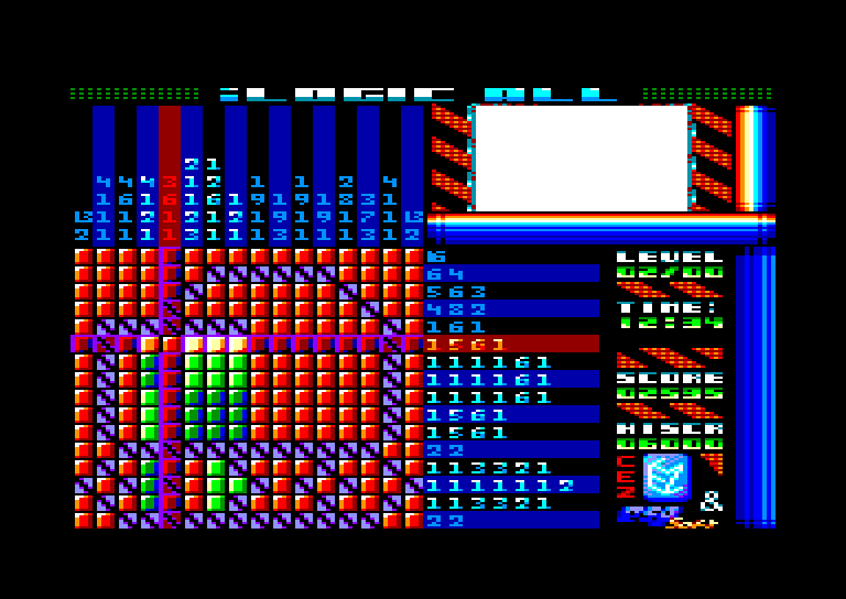 screenshot of the Amstrad CPC game ILogicAll by GameBase CPC