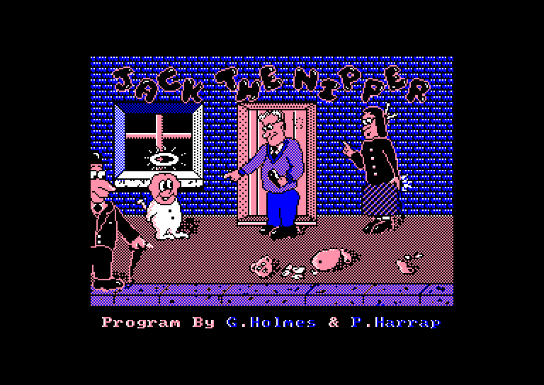 screenshot of the Amstrad CPC game Jack the Nipper by GameBase CPC