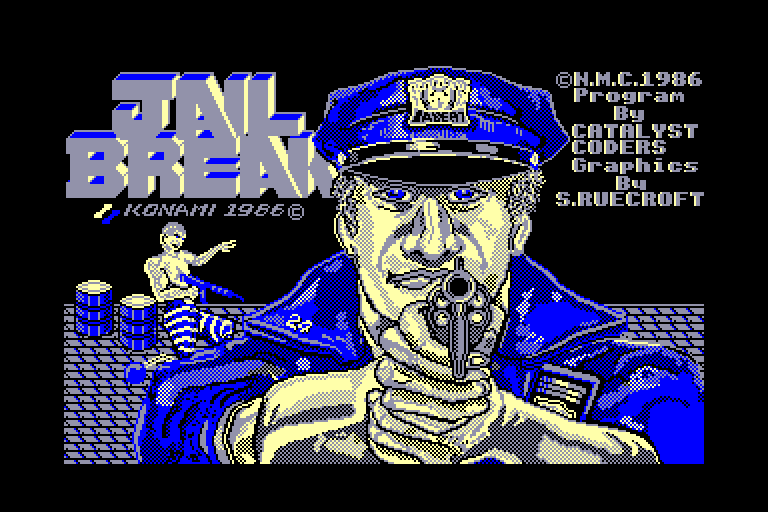 screenshot of the Amstrad CPC game Jail Break by GameBase CPC